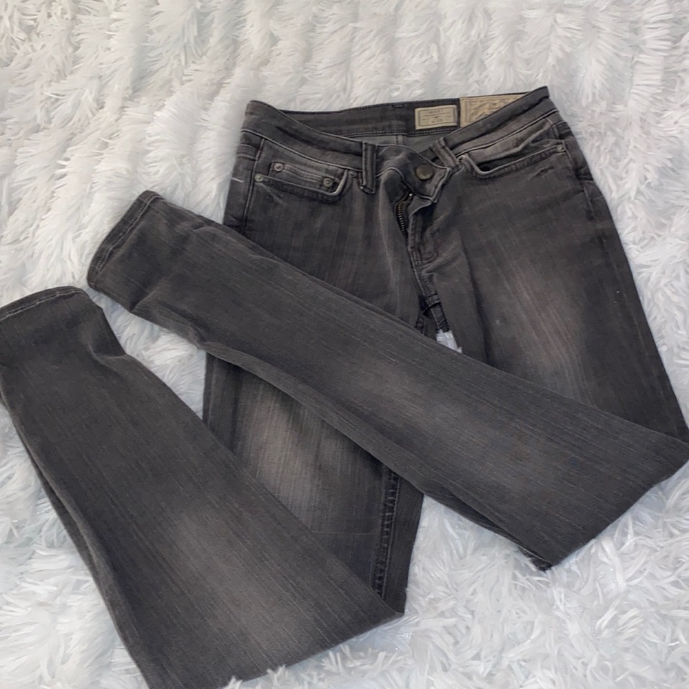 All saints grey skinny jean size 25